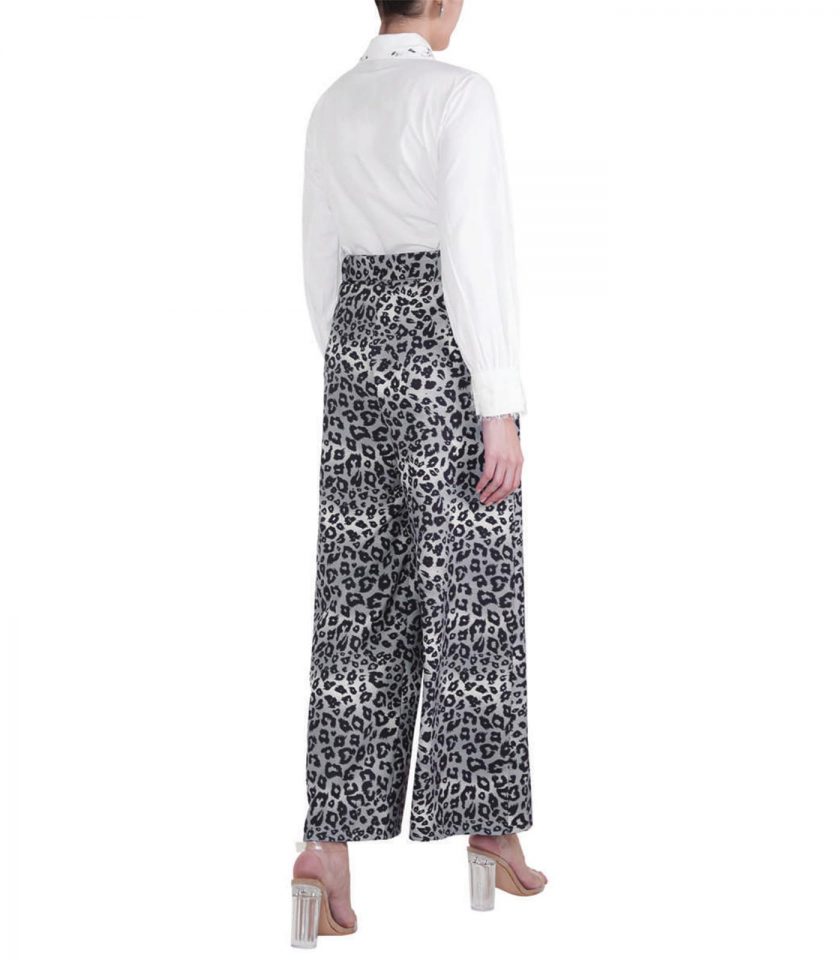 Animal Print Wide Legged Pants - Image 2