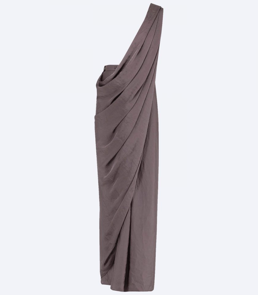 Grey Adjustable Waisted Saree - Image 3