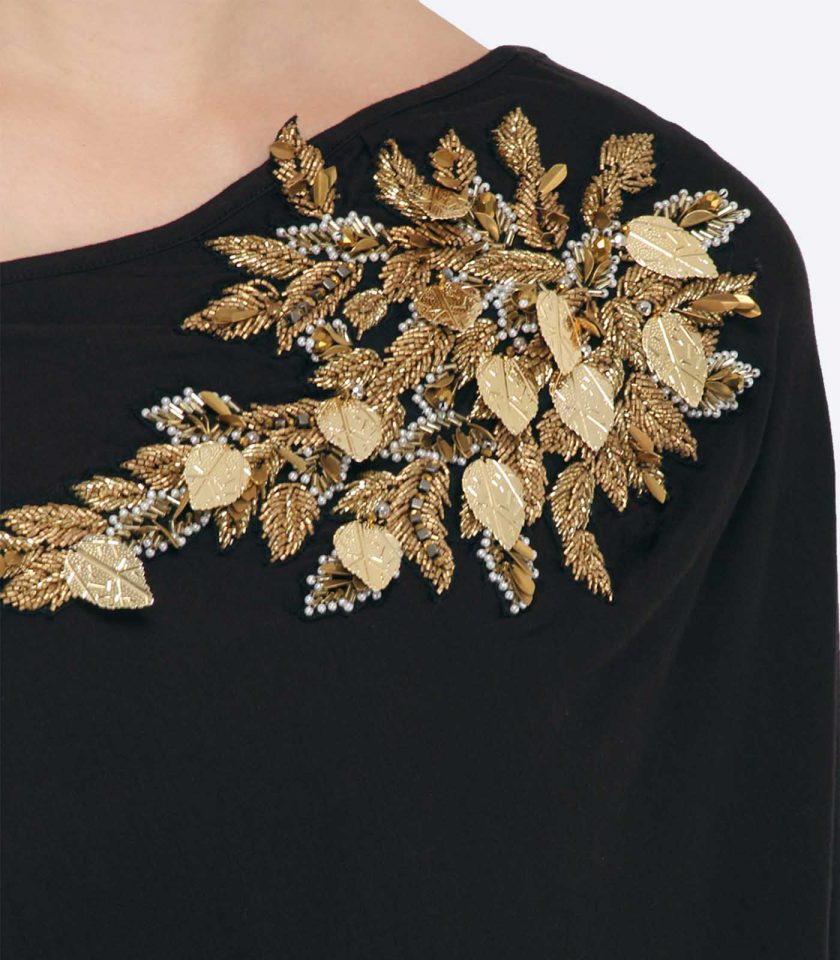 Black Off Shoulder Cape - Image 3