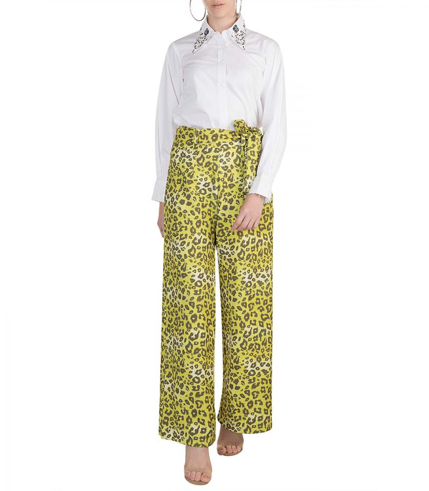 Animal Print Wide Legged Pants - Image 2