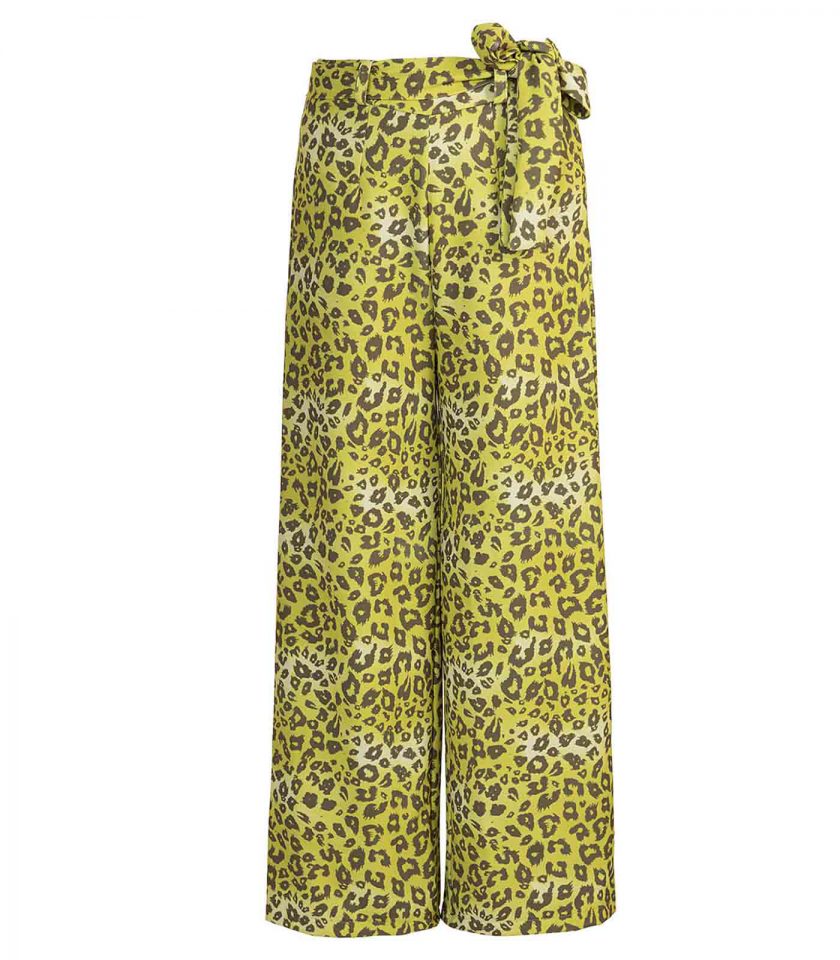 Animal Print Wide Legged Pants - Image 3